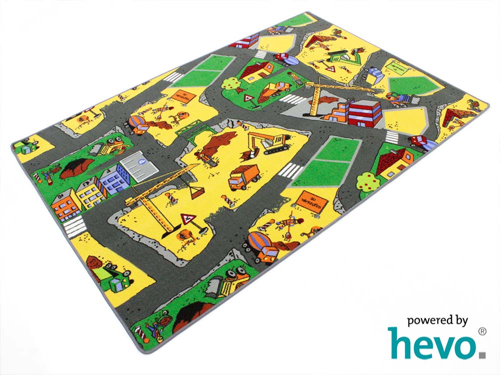 Bauernhof HEVO ® TeppichStrassen KinderteppichSpielteppich 200x290 cm 